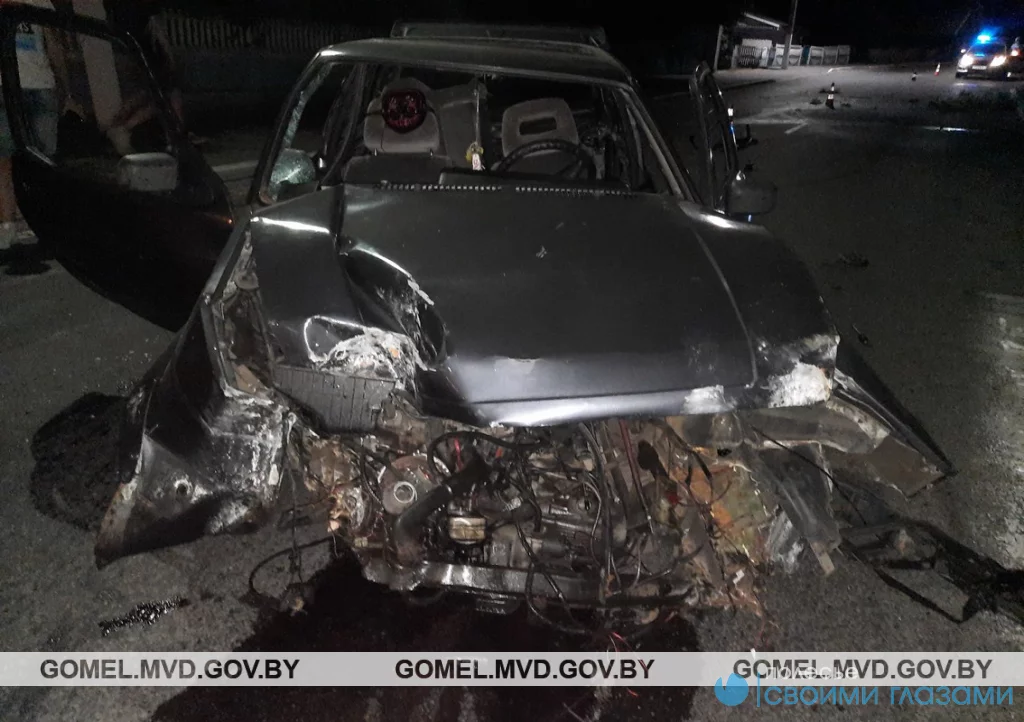 ДТП в Мозыре: травмированы водитель и пассажир