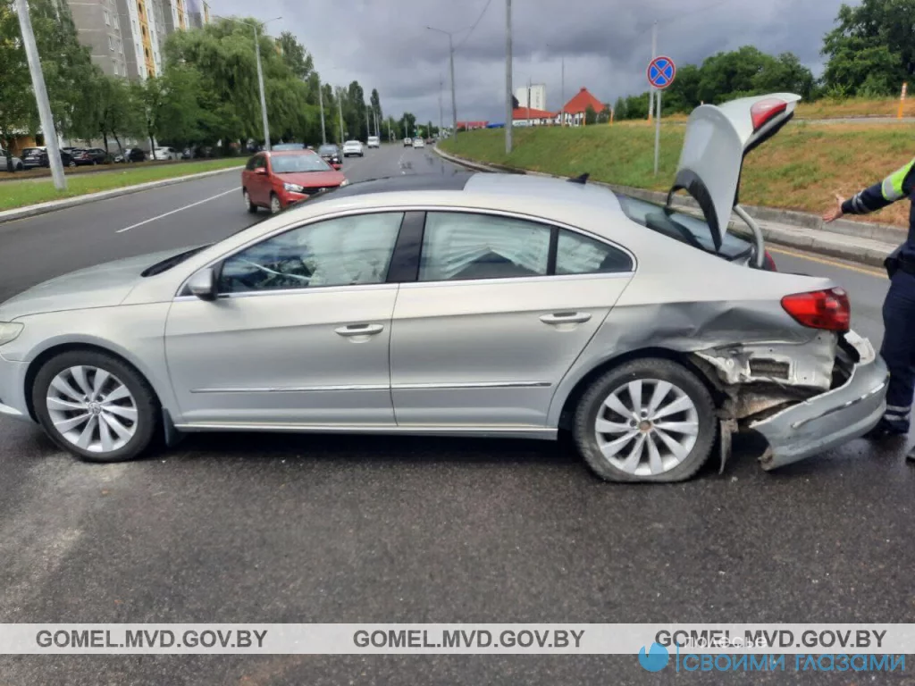 Не уступил дорогу и сам пострадал. Очередное ДТП в Мозыре