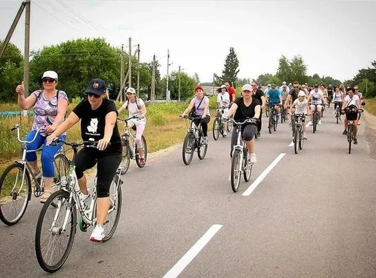 Крестный ход на велосипедах из Калинковичей в Юровичи