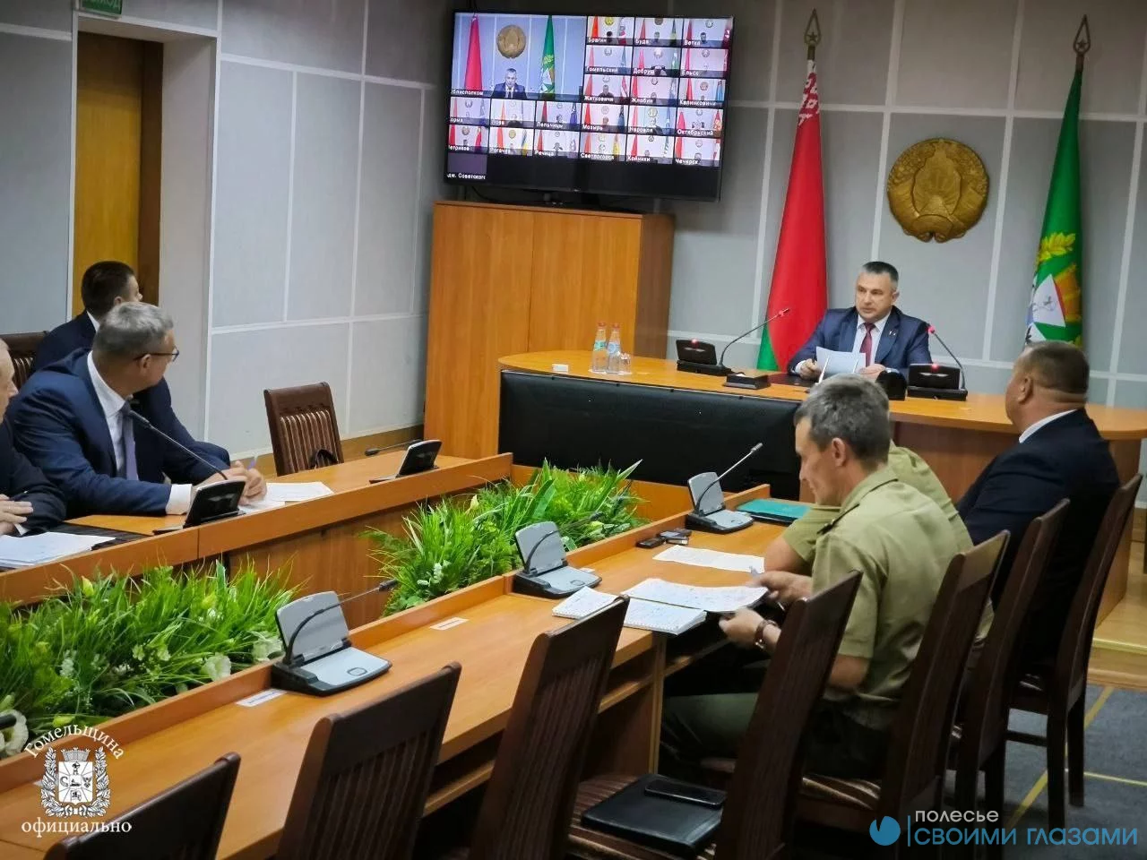 Напряжение подано во все населенные пункты Гомельской области