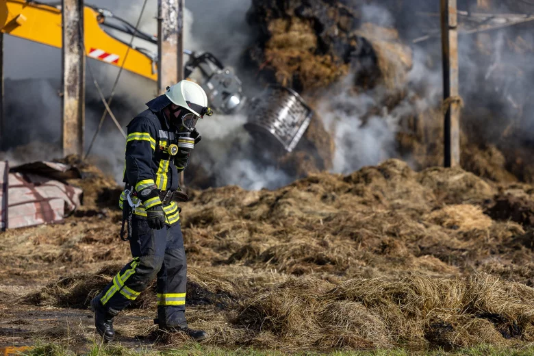 В Калинковичском районе произошел пожар