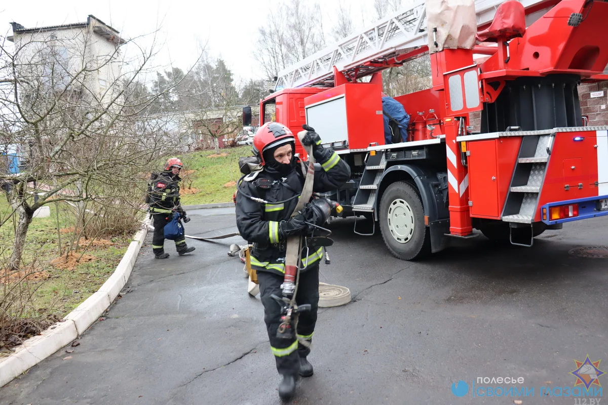 В Мозырском детском доме прошли учения спасателей