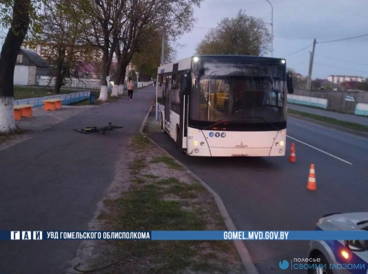 В Калинковичах травмирован малолетний велосипедист
