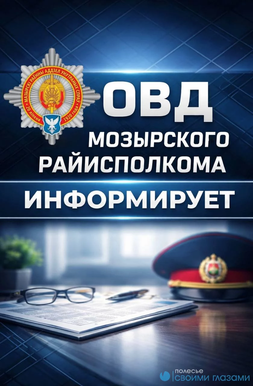 Отдел внутренних дел Мозырского райисполкома информирует