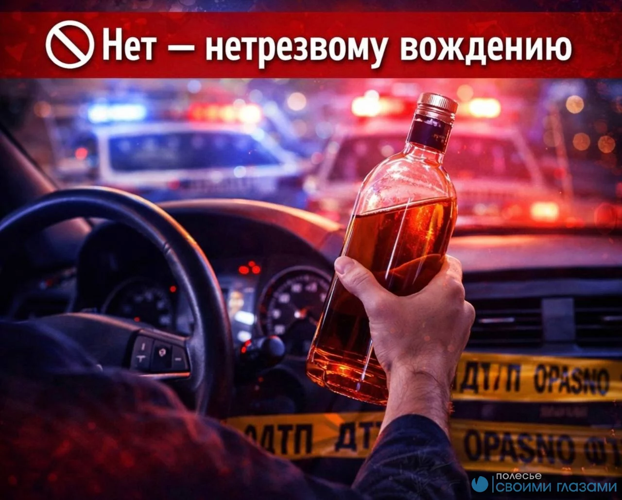 Пьяному не место за рулем!